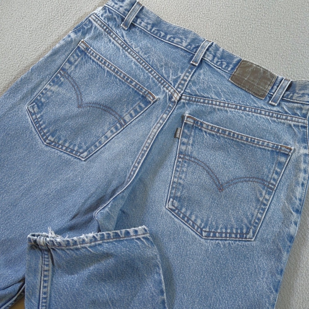 Levis SilverTab Loose Fit Jeans Mens 34x32 Blue Vintage Distressed Baggy Denim